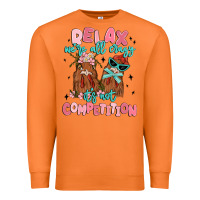Carrot relax we're all crazy it's not competition Premium Sweatshirt - MaliasSmallBusiness