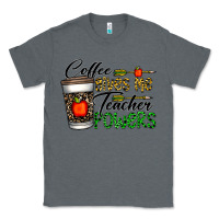 Charcoal Heather coffee gives me teacher powers Classic Tee - CowhideDigitalArt