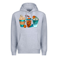 Heather Grey basketball coffee cups bbs Premium Hoodie - BundleAndBundleShop