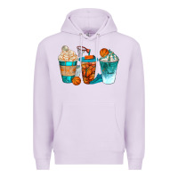 Lilac basketball coffee cups bbs Premium Hoodie - BundleAndBundleShop