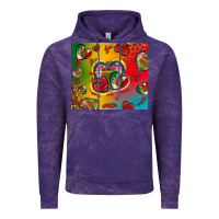 Cloud Purple mexico hearts Vintage Hoodie - Zillion Design Studio