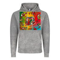 Cloud Rock mexico hearts Vintage Hoodie - Zillion Design Studio