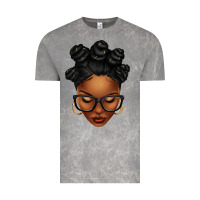 Cloud Rock afro woman with bantu knots Vintage Tee - texasbilliewilder