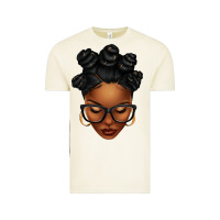 Vintage Arctic afro woman with bantu knots Vintage Tee - texasbilliewilder
