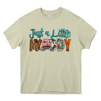 Mossy Western Just A Little Moody Cow Heavy Core Tee - LillyAllenDesigns