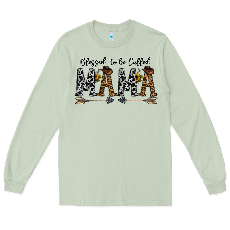 Mama To Be Called Mama Long Sleeve Tee by CowhideDigitalArt | Teevron