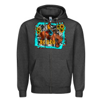Charcoal Heather western rodeo Zipper Hoodie - JahusDesignShop