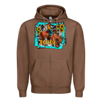 Chestnut western rodeo Zipper Hoodie - JahusDesignShop