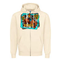 Sandshell western rodeo Zipper Hoodie - JahusDesignShop