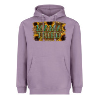 Lavender Sunflower Leopard Mama Tried Heavyweight Hoodie - Jasminsmagicworld