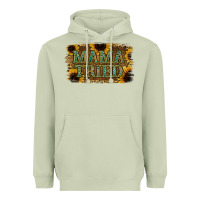 Matcha Sunflower Leopard Mama Tried Heavyweight Hoodie - Jasminsmagicworld