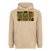 Mushroom Sunflower Leopard Mama Tried Heavyweight Hoodie - Jasminsmagicworld