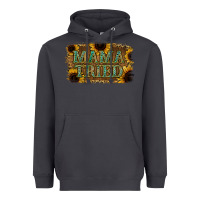 Smoke Sunflower Leopard Mama Tried Heavyweight Hoodie - Jasminsmagicworld