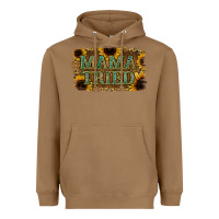 Toasted Coconut Sunflower Leopard Mama Tried Heavyweight Hoodie - Jasminsmagicworld