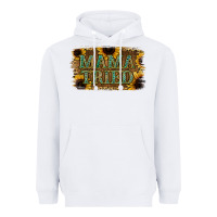 White Sunflower Leopard Mama Tried Heavyweight Hoodie - Jasminsmagicworld