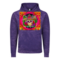 Cloud Purple mexican skull Vintage Hoodie - Zillion Design Studio