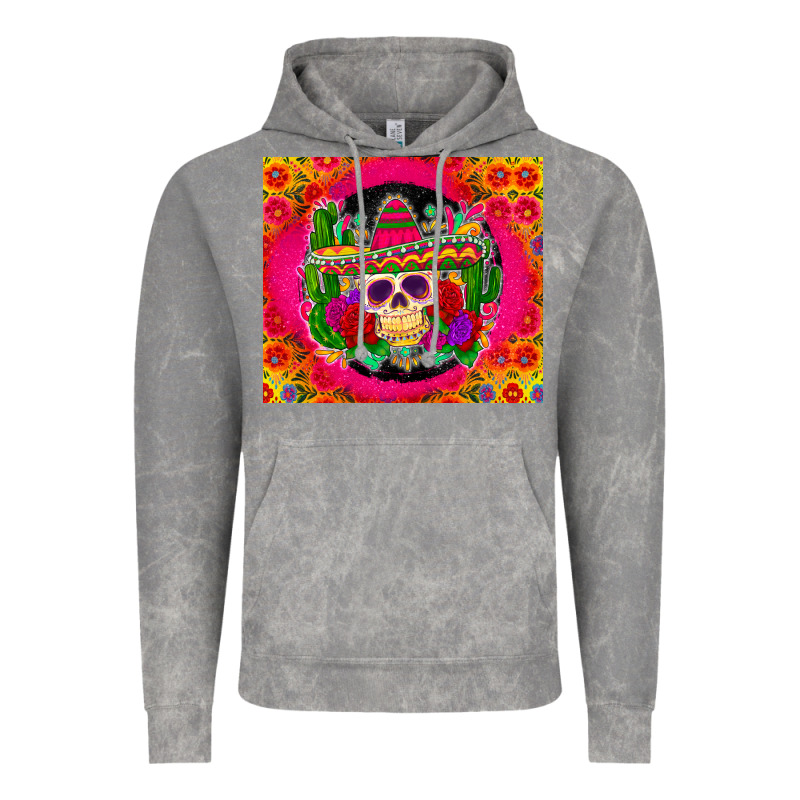 Mexican Skull Vintage Hoodie by Zillion Design Studio | Teevron
