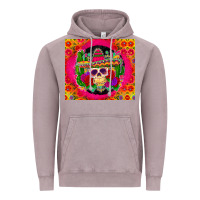 Vintage Zinc mexican skull Vintage Hoodie - Zillion Design Studio