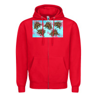 Red dinosaur stegosaurus sippy cup Zipper Hoodie - Artiststas
