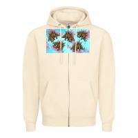 Sandshell dinosaur stegosaurus sippy cup Zipper Hoodie - Artiststas