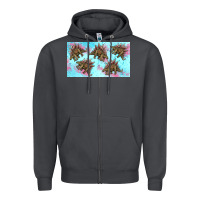 Smoke dinosaur stegosaurus sippy cup Zipper Hoodie - Artiststas