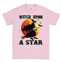 Bubblegum Pink witch upon a star Classic Tee - BundleAndBundleShop