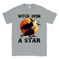 Heather Grey witch upon a star Classic Tee - BundleAndBundleShop