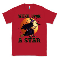 Red witch upon a star Classic Tee - BundleAndBundleShop