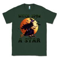 Sports Green witch upon a star Classic Tee - BundleAndBundleShop