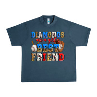 Midnight Navy diamonds are a girl's best friend baseball Urban Heavy Tee - Zillion Design Studio