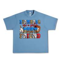 Pebble Blue diamonds are a girl's best friend baseball Urban Heavy Tee - Zillion Design Studio