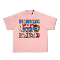Salmon diamonds are a girl's best friend baseball Urban Heavy Tee - Zillion Design Studio