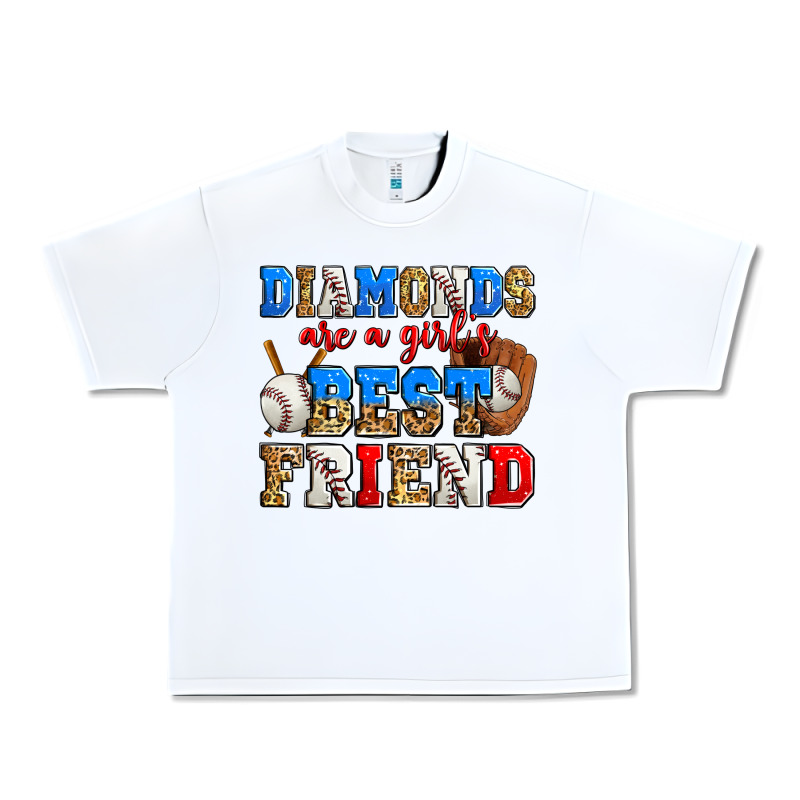 Diamonds Are A Girl's Best Friend Baseball Urban Heavy Tee by Zillion Design Studio | Teevron