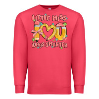 Cardinal little miss 100 days smarter Premium Sweatshirt - MaliasSmallBusiness