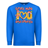 True Royal little miss 100 days smarter Premium Sweatshirt - MaliasSmallBusiness