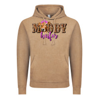 Vintage Coffee moody heifer with leopard tbw Vintage Hoodie - texasbilliewilder