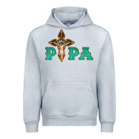 Heather Grey Papa Jesus with Cross Urban Hoodie - Bettercallsaul