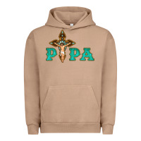 Pigment Burro Papa Jesus with Cross Urban Hoodie - Bettercallsaul