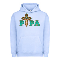 Pigment Grape Ice Papa Jesus with Cross Urban Hoodie - Bettercallsaul