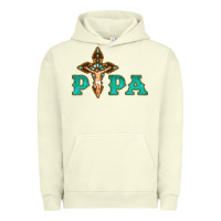 Pigment Pistachio Papa Jesus with Cross Urban Hoodie - Bettercallsaul