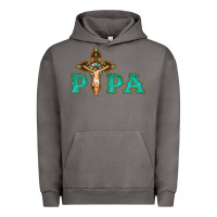 Pigment Tornado Papa Jesus with Cross Urban Hoodie - Bettercallsaul