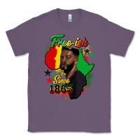 Lavender free ish since 1865 black man Classic Tee - HRA Design Shop