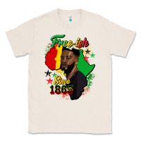 Natural free ish since 1865 black man Classic Tee - HRA Design Shop