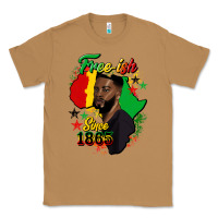 Toasted Coconut free ish since 1865 black man Classic Tee - HRA Design Shop