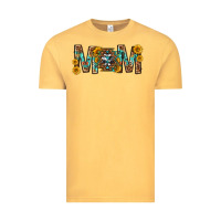 Vintage Mustard mom with aztec mothers day Vintage Tee - texasbilliewilder