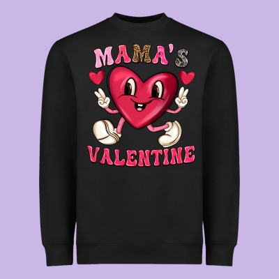 Heavyweight Sweatshirt mamas valentine with cute heart