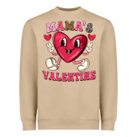 Mushroom mamas valentine with cute heart Heavyweight Sweatshirt - texasbilliewilder