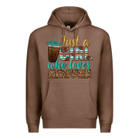 Just A Girl Who Loves Coffee Premium Hoodie | Teevron