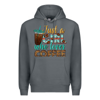 Rock just a girl who loves coffee Premium Hoodie - BundleAndBundleShop