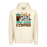 Sandshell just a girl who loves coffee Premium Hoodie - BundleAndBundleShop